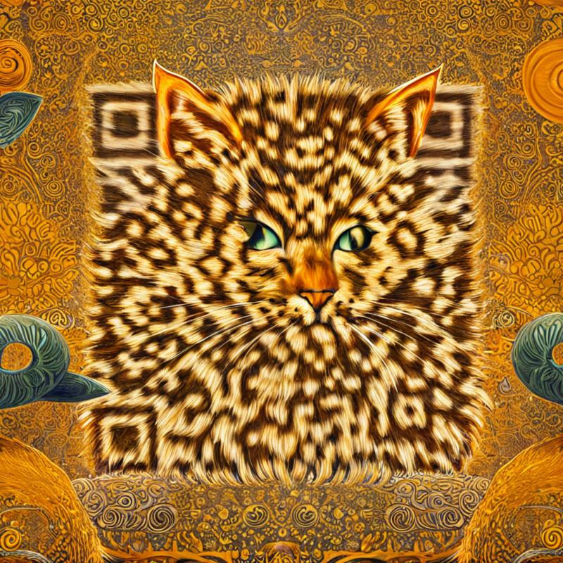 QR Code generato con Stable Diffusion per il progetto Johnny